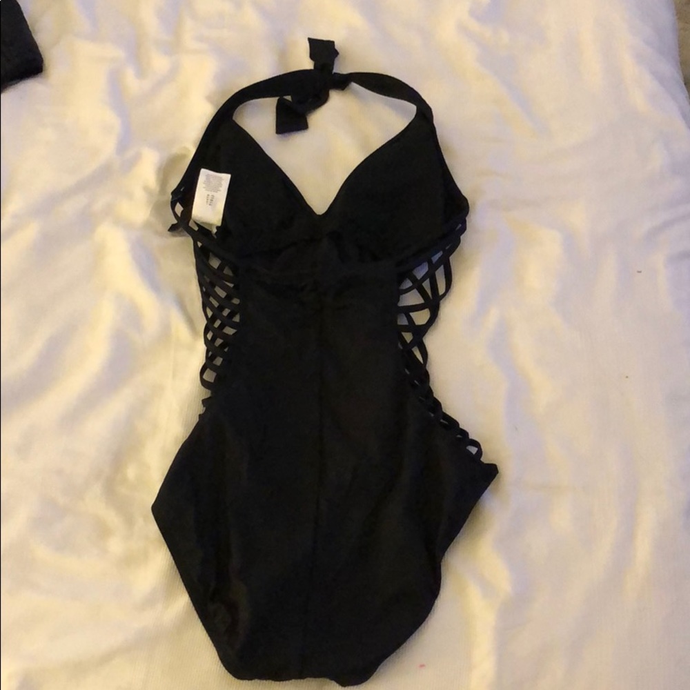 Cut out one piece bathing suit